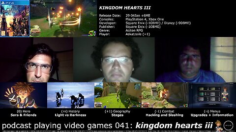 podcast playing video games 041: kingdom hearts iii