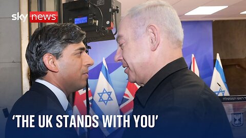 Israel-Hamas war: 'The UK stands with you' - Rishi Sunak meets Israel's PM and president