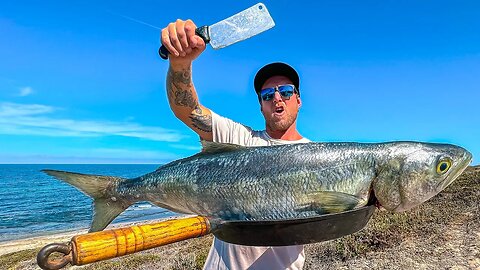 (CATCH AND COOK) Fish Was Too BIG To Eat Alone