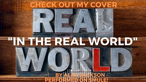 Rate 1-10, Cover of "Here In The Real World" - by Alan Jackson on #Smule 🎤🎼 Like and Subscribe!