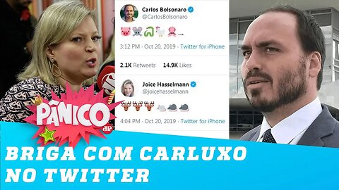 Joice fala sobre briga com Carlos Bolsonaro no Twitter: 'Não vou ficar quieta'