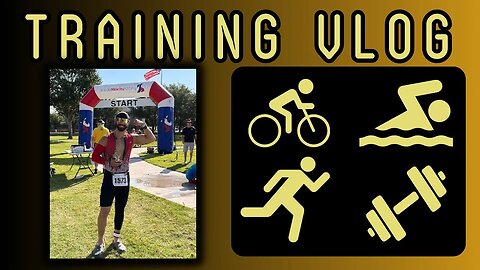 Weekly Triathlon Training Vlog of a Hybrid Athlete