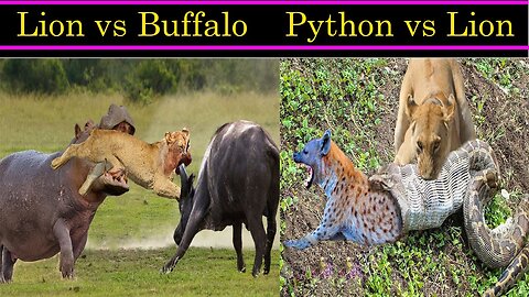 Leopard_cries_in_pain_when_Hyena_bites_his_penis_-_Lion_is_not_an_opponent_of_Hippo