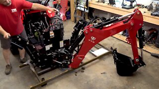 Backhoe in a Box! TYM Tractors T25 Backhoe Mount | TB65