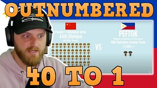 1000 Filipino Troops vs 40,000 Chinese Soldiers - British Sniper Reacts