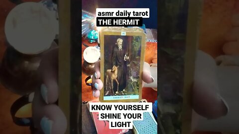 #asmrtarot #spiritguidemessage #dailytarotreading HERMIT 🧨⚜️🔥SHINE YOUR LIGHT ON YOUR PATH