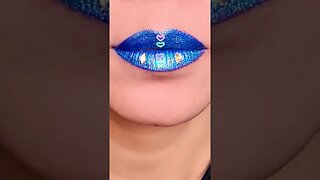 Lip Makeup Tutorial Lip Art Glitter #makeup #shorts #short #viral #shortvideo #lipswatches #grwm