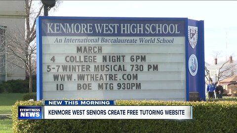Kenmore West seniors create free tutoring and resource website