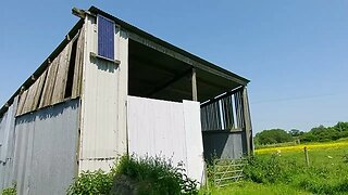 Old Corrugated Iron Barn, North East of West Haddon