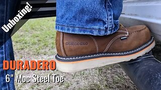 Unboxing : Duradero 6 Inch Moc Steel Toe Boot