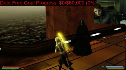 Darth Vader VS Ahsoka Tano In A Battle With Live Commentary In Star Wars Jedi Knight Jedi Academy