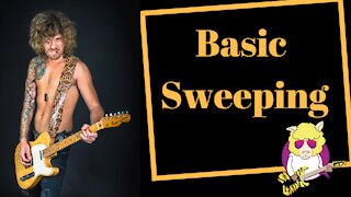 Mr. Sheep's Guitar Lessons 🎸 Basic Sweeping (How to Sweep)