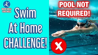 SWIM AT HOME CHALLENGE! Pool NOT Required! *Best “CORE” Workout* | Dr Wil & Dr K