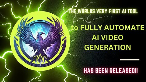 The WORLDS VERY FIRST AI tool to FULLY AUTOMATE AI VIDEO GENERATION has Been RELEASED!!