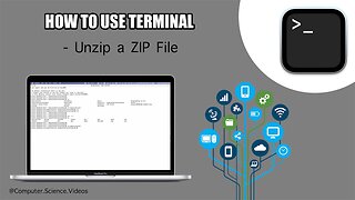 How to UNZIP a .zip File using Terminal on a Mac - Basic Tutorial | New