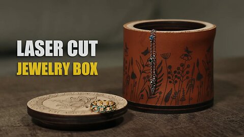 DIY Laser Cut Yoga Style Jewelry Box Tutorial with Atomstack P9 M40 & xTool D1 10W