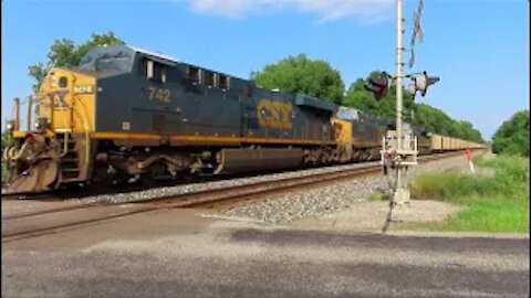 CSX T700 Loaded Coal Train from Sterling, Ohio July 3, 2021
