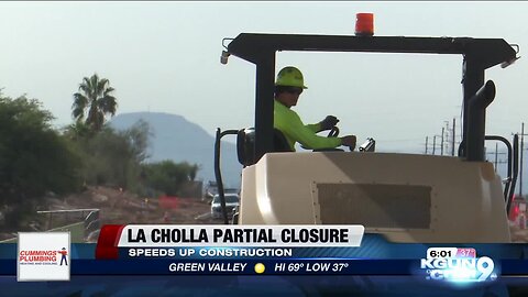 Partial closures to La Cholla Blvd. in two weeks