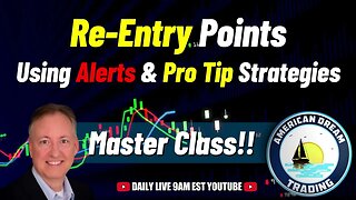 Pro Trader Secrets - Re-Entry Points & Alert Strategies | Day Trading Master Class