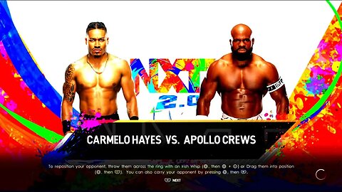 NXT Apollo Crews vs Carmelo Hayes