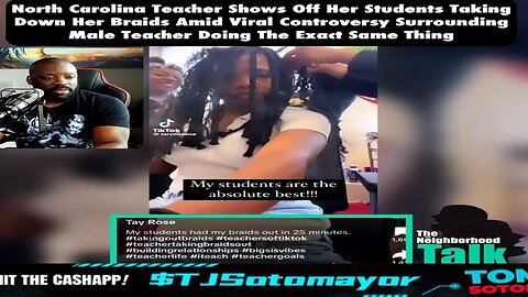 Another Teacher Post Students Doing Their Hair Trying To Go Viral! Is This OK Because Shes A Woman?