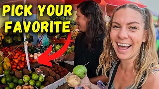 Authentic EL SALVADOR🍊Massive STREET MARKET & Local Food Adventure!!