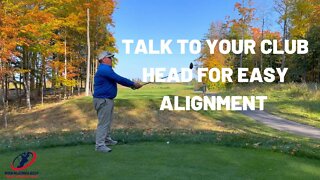 RYAN MCGINNIS GOLF - FIX ALIGNMENT BY TALKING TO THE CLUBHEAD