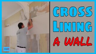 How to line a wall. Lining a wall.