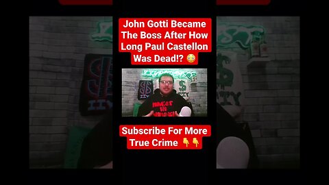 John Gotti Became The Boss After How Long Paul Castellon Was Dead!? 😳 #johngotti #sammythebull