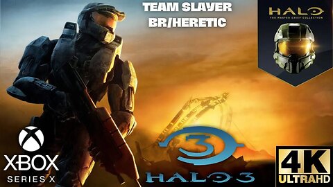 Halo 3 Multiplayer Gameplay | Team Slayer on Heretic | Xbox Series X|S | 4K (No Commentary Gaming)