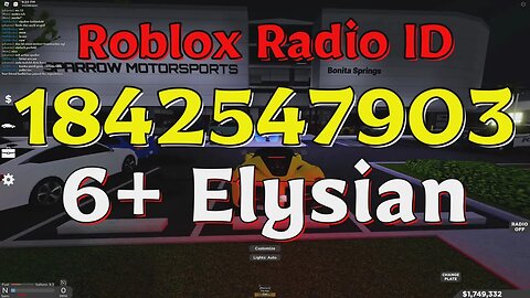Elysian Roblox Radio Codes/IDs