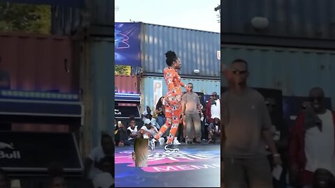 woman doing amazing dance moves