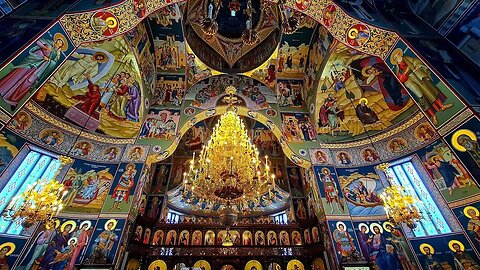 Monastery of Sihastria Putnei - Church chants Romanian orthodox church Manastirea Sihastria Putnei