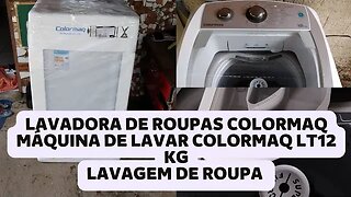 Lavadora de roupas Colormaq -Máquina de lavar Colormaq LT12 kg