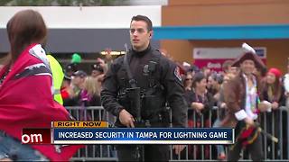 Increased security, law enforcement in downtown Tampa for Lightning hockey season opener