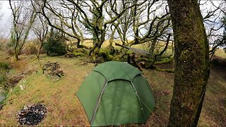 tidying the inside of the tent. 25th March 2023