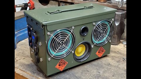 27 - Ammo Can Bluetooth Speaker Full Build