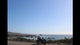 San Simeon - Pacific Coast Highway - PCH - Harley Softail Slim - California