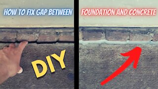 How to Seal the Gap Between Foundation and Concrete Patio or Sidewalk