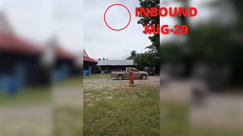 MiG-29 Gun Run Over Kindergarten in Thailand (FNN)