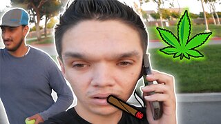 Got HIGH AF!!! with @iissiic_ #vlog #420 #funny #lol