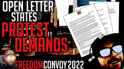 Open Letter to Canadian Government from Freedom Convoy 2022