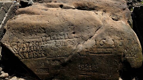 A Warning? Centuries-Old Hunger Stones Emerge From Dry Riverbeds In Drought-Stricken Europe