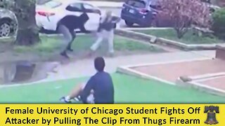 Female University of Chicago Student Fights Off Attacker by Pulling The Clip From Thugs Firearm