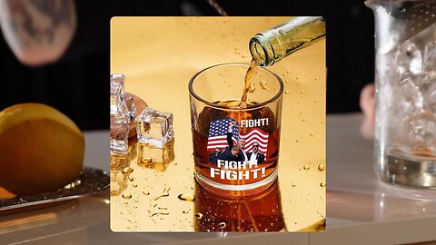 NEW! President Trump "FIGHT FIGHT FIGHT" Whiskey Glass For You Or A Friend Link Below!
