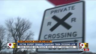 Victim, expert demand changing train crossing law