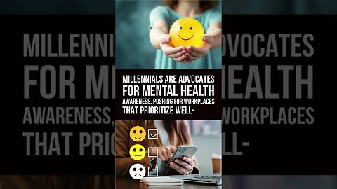 #Millennials are advocates for #mentalhealth awareness, pushing for workplaces that prioritize it!