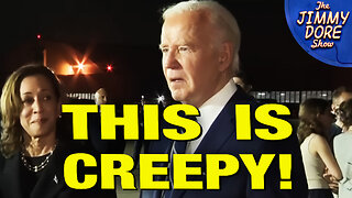 Biden ZONES OUT While Kamala Babbles On!