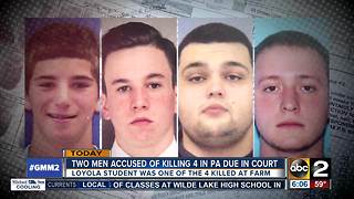 Cousins charged in killings of 4 PA men due in court