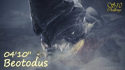 Beotodus (04'10'') | Insect Glaive | Monster Hunter World: Iceborne | "Sub 10 Challenge"